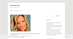 Desktop Screenshot of michellekatz.wordpress.com