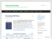 Tablet Screenshot of infrascapedesign.wordpress.com
