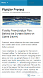Mobile Screenshot of fluidityproject.wordpress.com