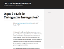 Tablet Screenshot of cartografiasinsurgentes.wordpress.com