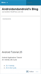 Mobile Screenshot of androidandandroid.wordpress.com