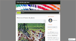 Desktop Screenshot of 1photoparjour.wordpress.com