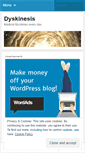 Mobile Screenshot of dyskinesis.wordpress.com