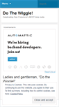 Mobile Screenshot of dothewiggle.wordpress.com
