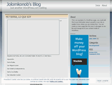 Tablet Screenshot of jolomkonob.wordpress.com