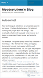 Mobile Screenshot of moodsolutions.wordpress.com