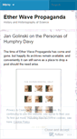 Mobile Screenshot of etherwave.wordpress.com