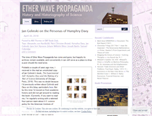 Tablet Screenshot of etherwave.wordpress.com