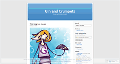 Desktop Screenshot of ginandcrumpets.wordpress.com