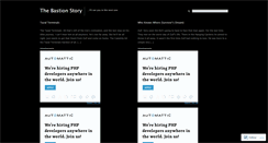 Desktop Screenshot of bastionstory.wordpress.com