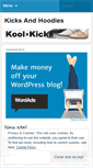 Mobile Screenshot of kiffskicks.wordpress.com