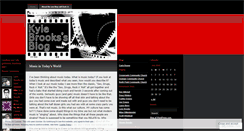 Desktop Screenshot of kylebrooks.wordpress.com