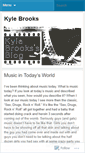 Mobile Screenshot of kylebrooks.wordpress.com