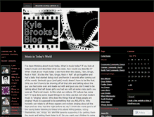 Tablet Screenshot of kylebrooks.wordpress.com