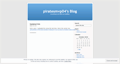 Desktop Screenshot of piratesmvp04.wordpress.com
