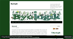 Desktop Screenshot of byologik.wordpress.com