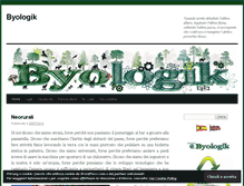 Tablet Screenshot of byologik.wordpress.com