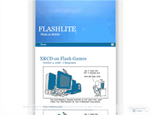 Tablet Screenshot of flashlite.wordpress.com