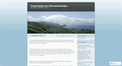 Desktop Screenshot of belajarkesehatan.wordpress.com
