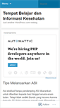 Mobile Screenshot of belajarkesehatan.wordpress.com