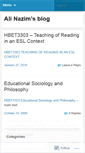 Mobile Screenshot of alinazim.wordpress.com