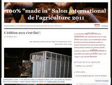 Tablet Screenshot of madeinsalonagriculture2011.wordpress.com