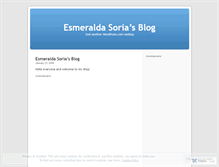 Tablet Screenshot of esmeraldasoria.wordpress.com