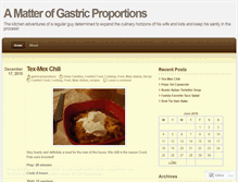 Tablet Screenshot of gastricproportions.wordpress.com