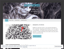 Tablet Screenshot of hastywords.wordpress.com