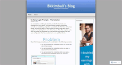 Desktop Screenshot of bkkimball.wordpress.com