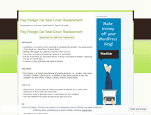 Tablet Screenshot of pegperegocarseatcoverreplacementlbf.wordpress.com