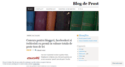 Desktop Screenshot of blogdeprost.wordpress.com