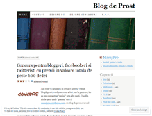 Tablet Screenshot of blogdeprost.wordpress.com