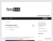 Tablet Screenshot of foto645.wordpress.com