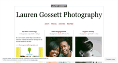 Desktop Screenshot of lgphotography.wordpress.com