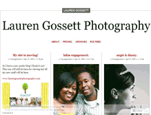 Tablet Screenshot of lgphotography.wordpress.com