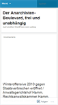 Mobile Screenshot of anarchistenboulevard.wordpress.com