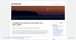 Desktop Screenshot of moonstruck2010.wordpress.com