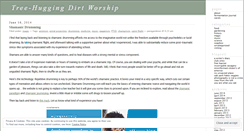 Desktop Screenshot of dirtworship.wordpress.com