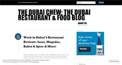 Desktop Screenshot of dubaichew.wordpress.com