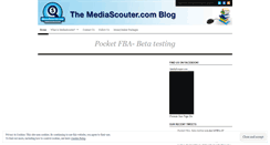 Desktop Screenshot of mediascouter.wordpress.com
