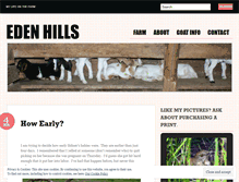 Tablet Screenshot of edenhills.wordpress.com