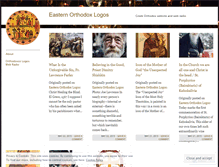 Tablet Screenshot of orthodoxlogos5.wordpress.com