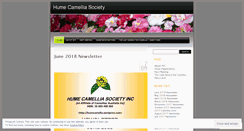 Desktop Screenshot of humecamellia.wordpress.com