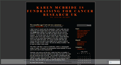Desktop Screenshot of karenmcbride.wordpress.com