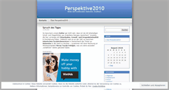 Desktop Screenshot of perspektive2010.wordpress.com