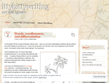 Tablet Screenshot of ittybittywriting.wordpress.com