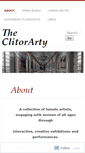 Mobile Screenshot of clitorarty.wordpress.com