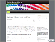 Tablet Screenshot of customcharts.wordpress.com
