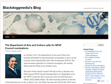 Tablet Screenshot of blackdoggmedia.wordpress.com